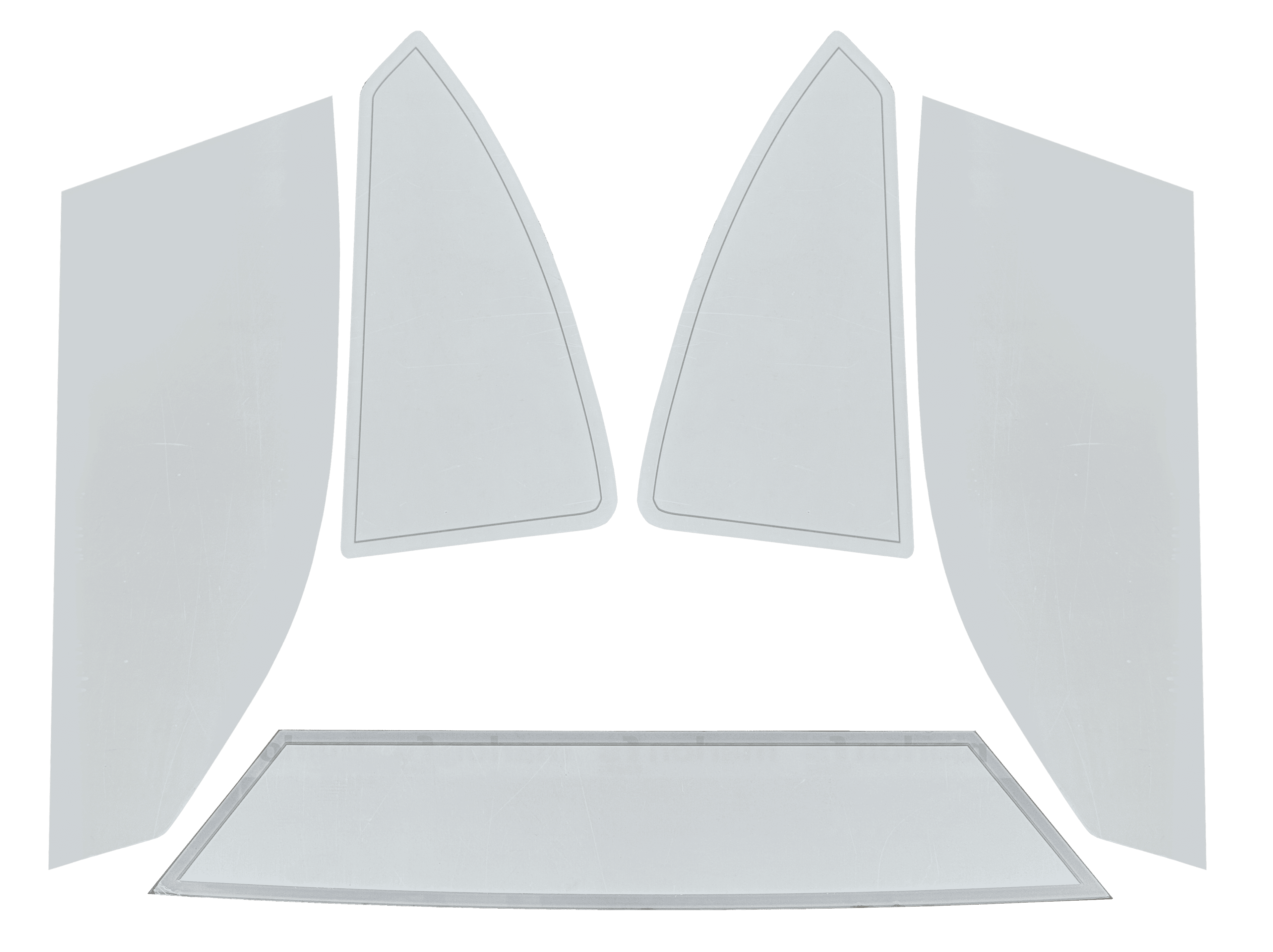 Set of polycarbonate windows - Image 1